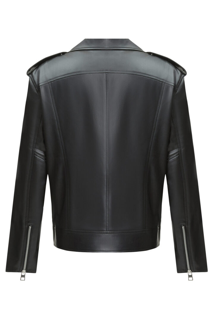 Чоловіча куртка з еко шкіри