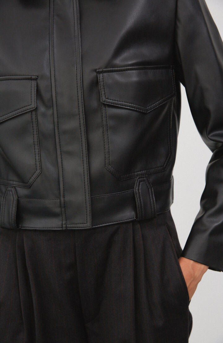 Куртка з еко шкіри