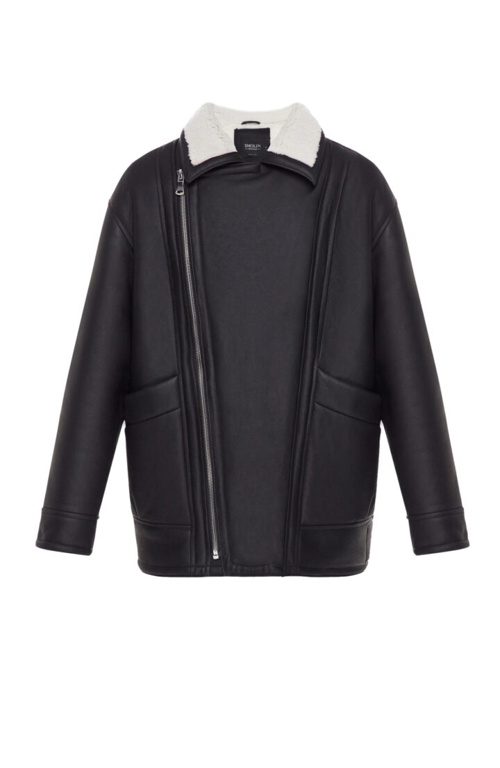 Дублянка оверсайз в чорному кольорі