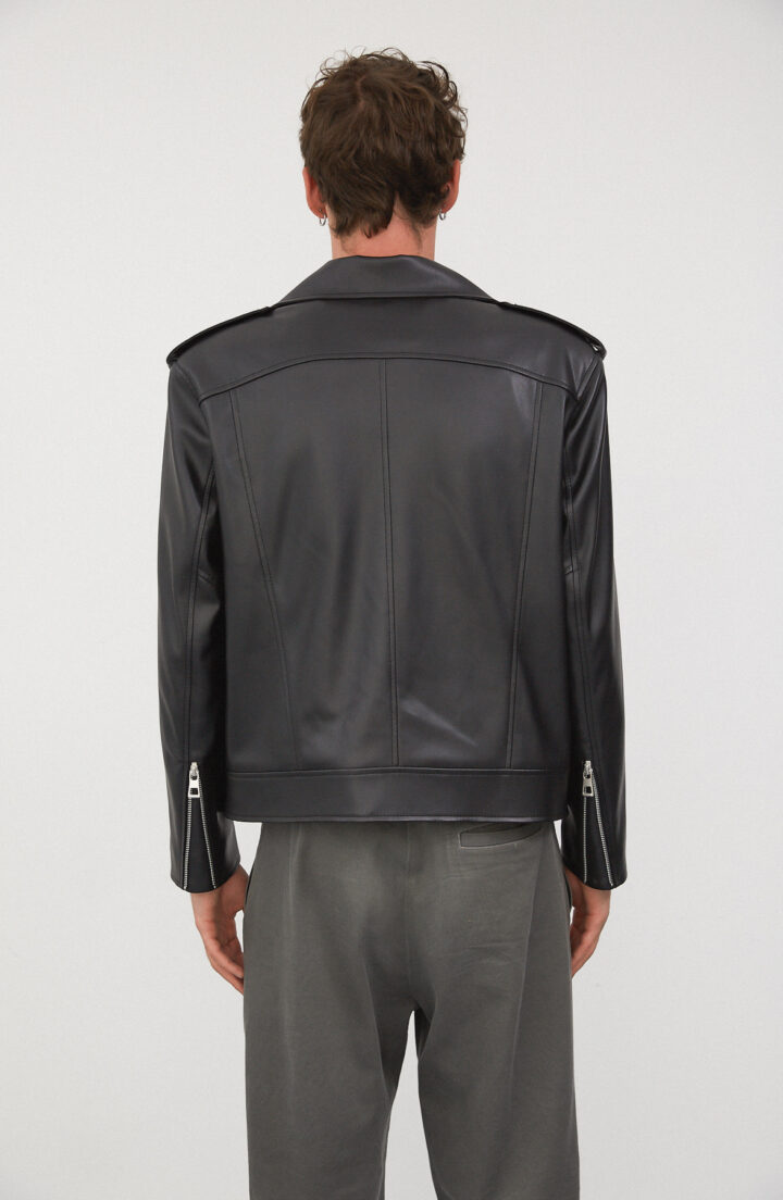 Чоловіча куртка з еко шкіри