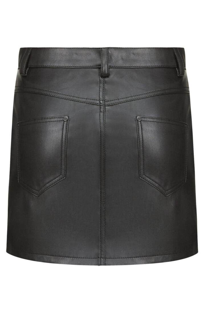 Міні спідниця з еко шкіри