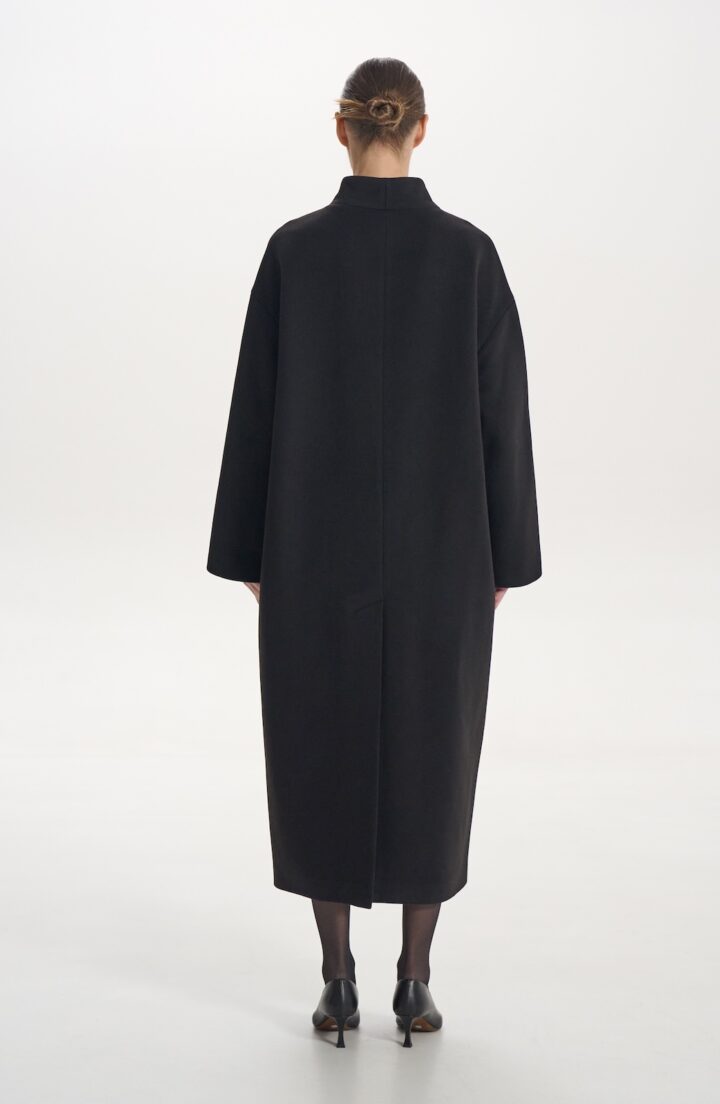 Пальто-кімоно чорне