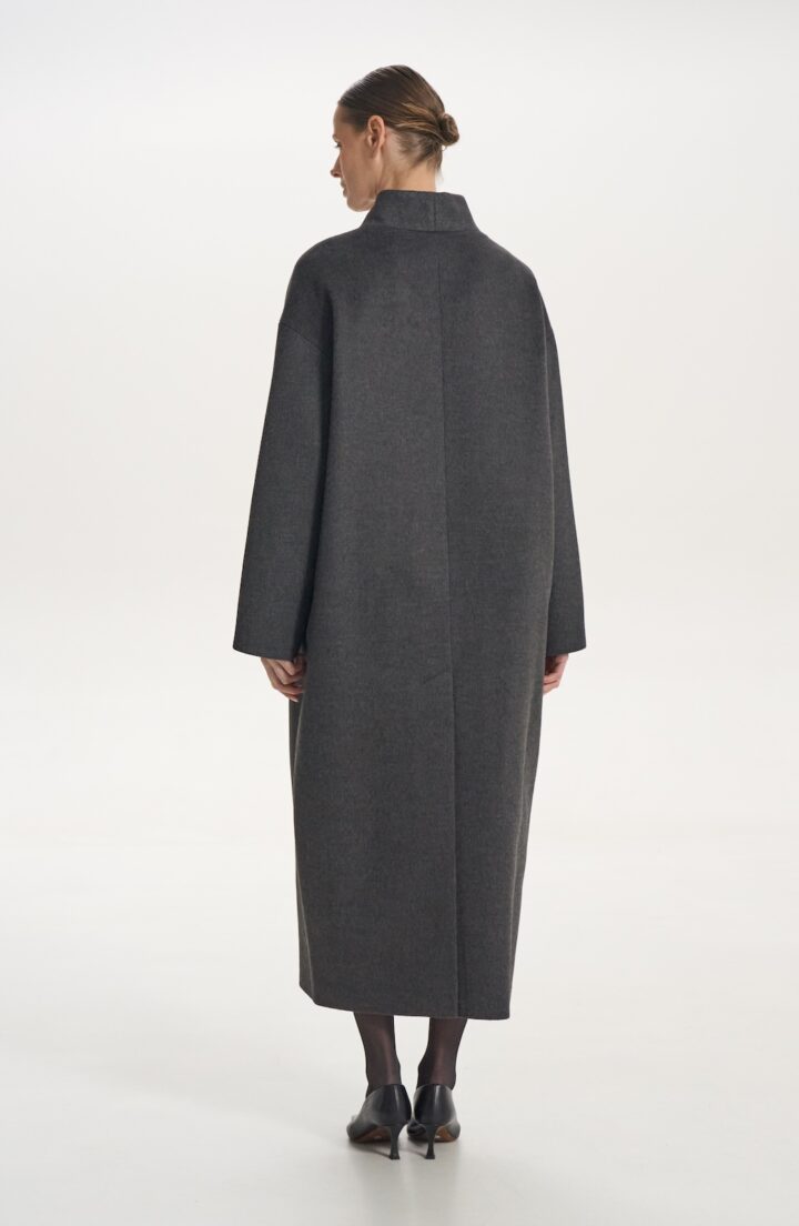 Пальто-кімоно сіре