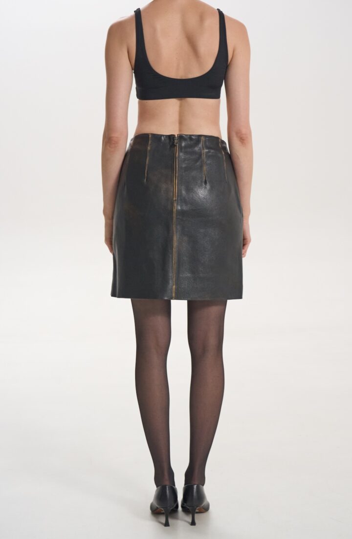 Спідниця олівець з потертостями