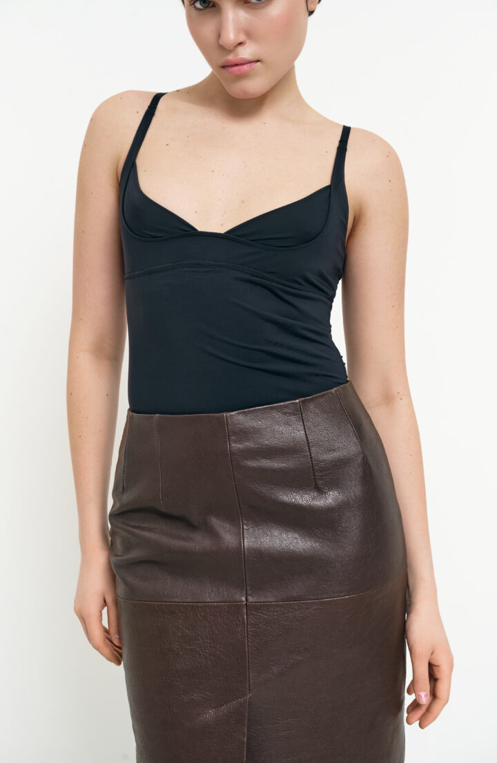 Спідниця з переднім розрізом